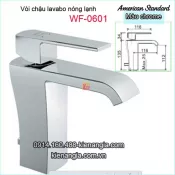 Vòi chậu lavabo nóng lạnh American-standard WF-0601