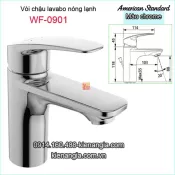 Vòi chậu lavabo nóng lạnh American-standard WF-0901