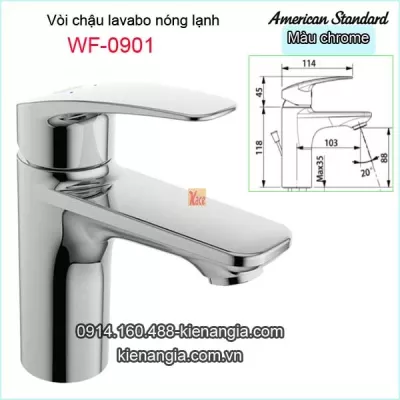 Vòi chậu lavabo nóng lạnh American-standard WF-0901