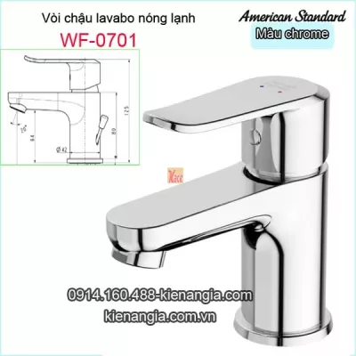 Vòi chậu lavabo nóng lạnh American-standard WF-0701