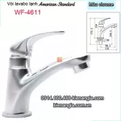 Vòi  lạnh tay gật gù American-standard-WF-4611