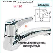 Vòi lạnh chậu lavabo American-standard-W126