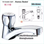 Vòi lạnh tay vặn chậu lavabo  American-standard-W116