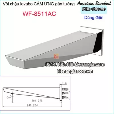 Vòi  lavabo cảm ứng dùng điện gắn tường  American Standard-WF-8511AC