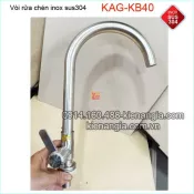 Vòi rửa chén lạnh inox sus304 KAG-KB40