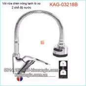 Vòi rửa chén nóng lạnh lò xo Biggo KAG-03218B