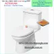 Bồn cầu INAX kháng khuẩn 2 nhấn chính hãng AC504VAN BM2025