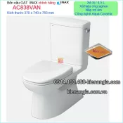 Bồn cầu INAX kháng khuẩn GẠT chính hãng AC838VAN BM2025