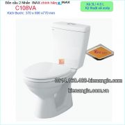 KM2025 Bồn cầu INAX  2 nhấn chính hãng C108VA