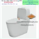 Bồn cầu INAX kháng khuẩn 2 nhấn chính hãng AC832VAN