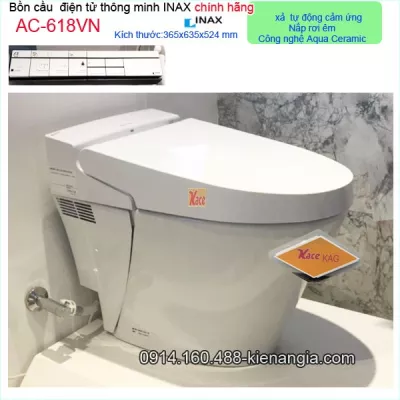 Bồn cầu điện tử thông minh INAX chính hãng INAX-AC618VN