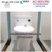 Bồn cầu liền khối INAX chính hãng 2 NHẤN INAX-AC900VRN