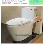 Bồn cầu liền khối INAX chính hãng XẢ GẠT INAX-AC912VN