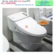 Bồn cầu liền khối INAX chính hãng 2 NHẤN INAX-AC1008VRN