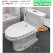 KM2025 Bồn cầu liền khối INAX chính hãng 2 NHẤN INAX-AC969VN