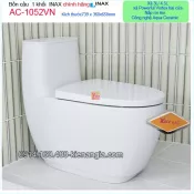 Bồn cầu liền khối INAX chính hãng 2 nhấn INAX-AC1052VN