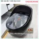 Bồn cầu 1 khối quả trứng màu đen KAG-BCKM40