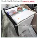 Bồn cầu Vuông 1 khối không thùng nước trắng đen KAG-BCKM60