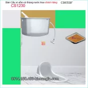 Xí xổm thùng nước treo xả giật chính hãng Caesar-CS1230