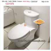 Bồn cầu liền 1 khối chính hãng Caesar-CD1375