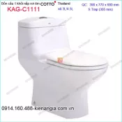 Bồn cầu liền 1 khối 2 NHẤN Cotto Thailand KAG-C1111