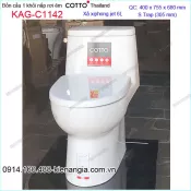 Bồn cầu liền 1 khối XẢ GẠT Cotto Thailand KAG-C1142