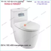 Bồn cầu 1 khối  2 nhấn Cotto Thailand KAG-C100207
