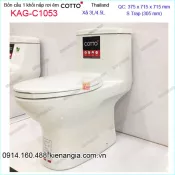 Bồn cầu liền 1 khối  2 NHẤN Cotto Thailand KAG-C1053