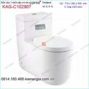 Bồn cầu 1 khối  2 nhấn Cotto Thailand KAG-C102907