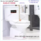 Bồn cầu 2 Nhấn nắp rơi êm COTTO Thailand KAG-C13330