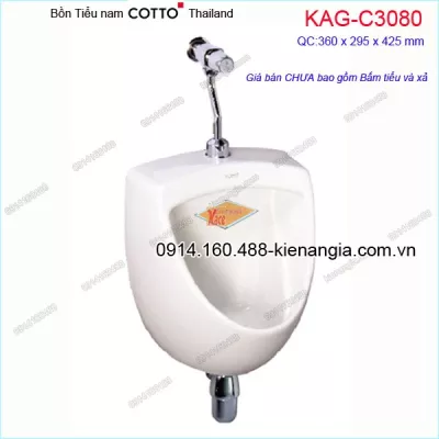 Bồn tiểu nam treo tường Thailand COTTO KAG-C3080