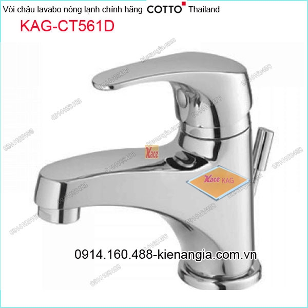 Vòi chậu lavabo nóng lạnh COTTO Made in Thailand KAG-CT561D-