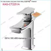 Vòi chậu lavabo nóng lạnh COTTO Made in Thailand KAG-CT2251A