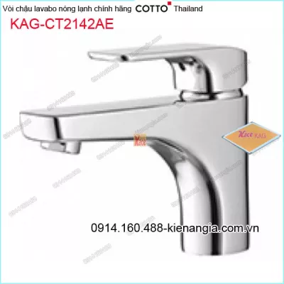 Vòi chậu lavabo nóng lạnh COTTO Made in Thailand KAG-CT2142AE