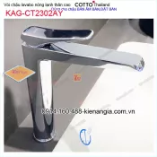 Vòi chậu ĐẶT BÀN nóng lạnh thân cao COTTO Thailand KAG-CT2302AY