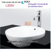 Chậu lavabo bán âm bàn Inax KAG-L333V