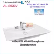Chậu lavabo mỹ thuật đặt bàn Aqua ceramic Inax KAG-ALS630V