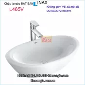 Lavabo oval Inax đặt bàn KAG-L465V