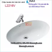 Lavabo âm bàn âm vành Inax KAG-L2216V