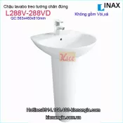 Lavabo treo tường có chân đứng INAX L288V-L288VD