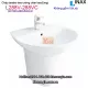Lavabo treo tường có chân treo INAX L288V-L288VC