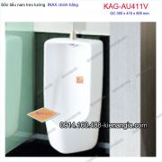 Bồn tiểu nam treo tường chính hãng INAX KAG-AU411V