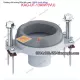 Gioăng nối tường bồn tiểu nam INAX U431 KAG-UF13AWP(VU)
