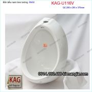 Bồn tiểu nam treo tường INAX KAG-U116V
