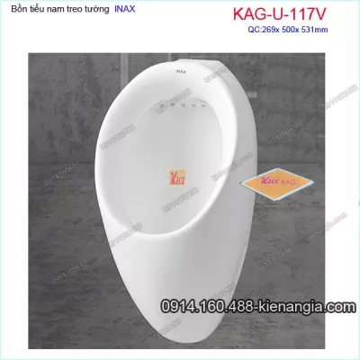 Bồn tiểu nam treo tường INAX KAG-U117V