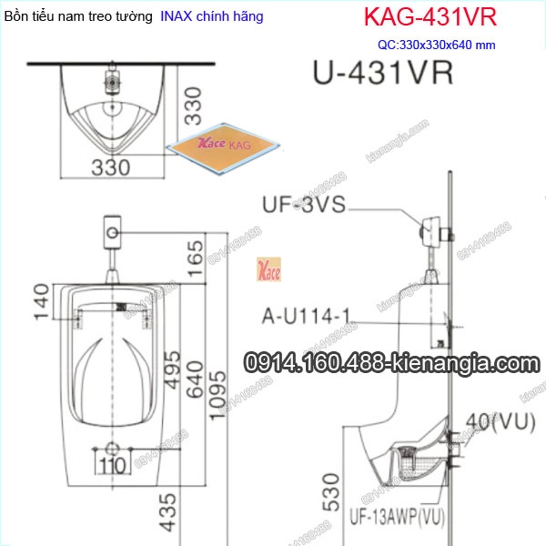 KAG-431VR-Bon-tieu-nam-treo-tuong-INAX-chinh-hang-KAG-431VR-ts-ky-thuat