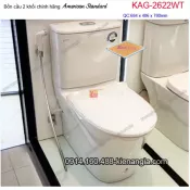 Bồn cầu 2 khối American Stanard chính hãng KAG-2622WT