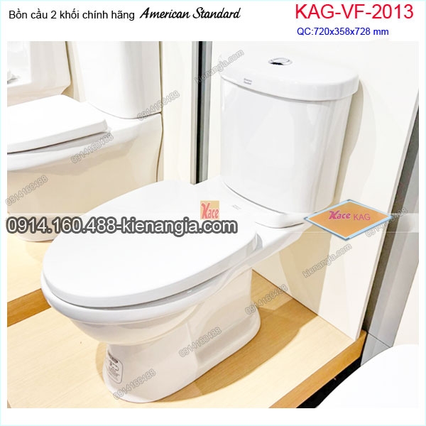 Bồn cầu 2 khối American Stanard chính hãng KAG-VF2013