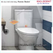 Bồn cầu 2 khối American Stanard chính hãng KAG-2630WT