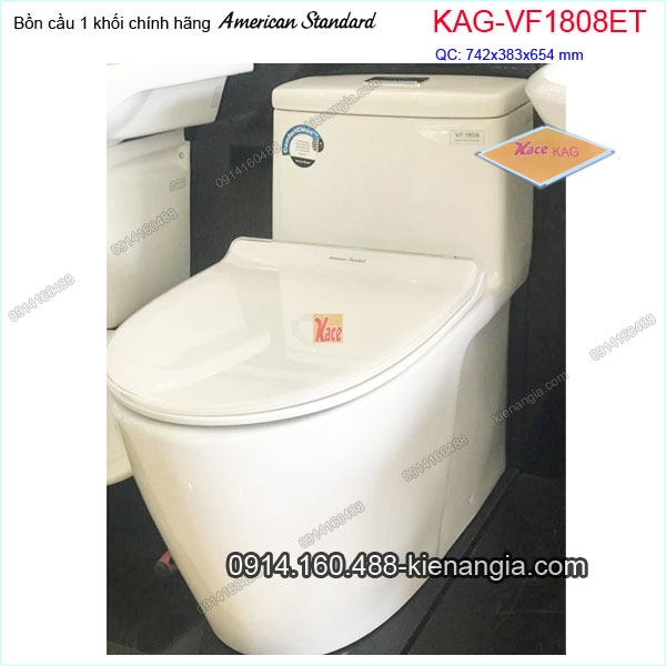 Bồn cầu liền 1 khối American Standard KAG-VF1808ET